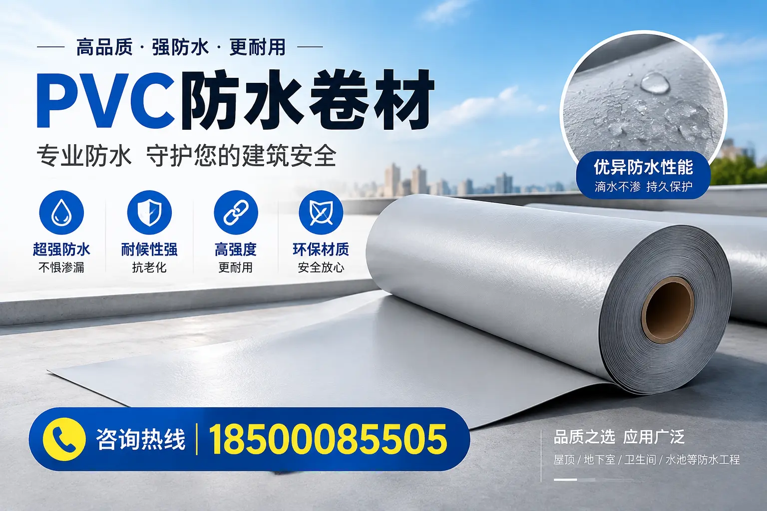 锦州地区pvc防水卷材的市场现状与发展趋势
