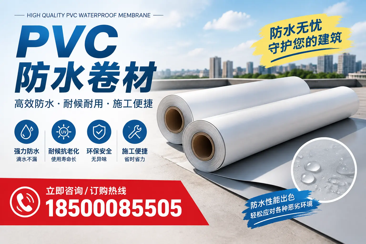 如何正确储存PVC防水卷材?锦州用户的实用建议